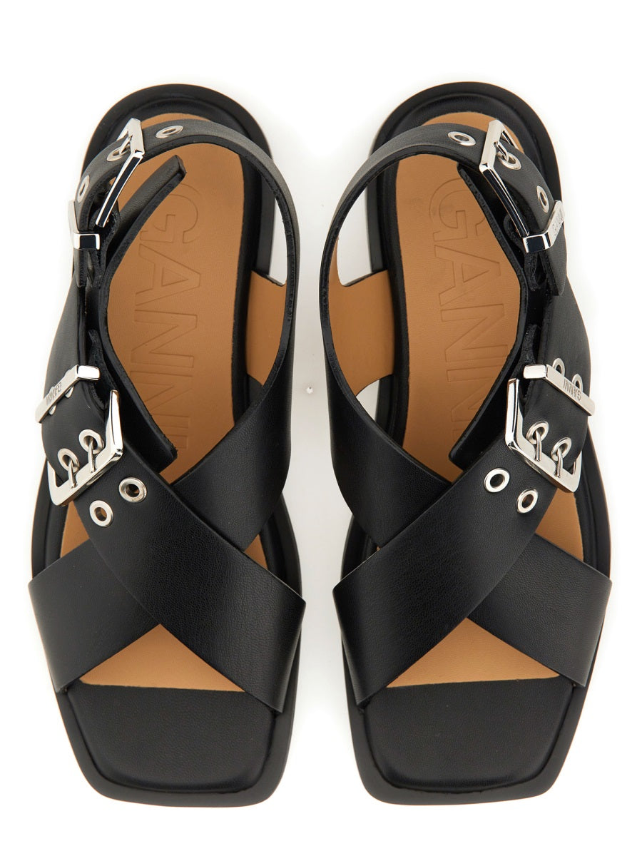 Ganni Women Studded Sandal