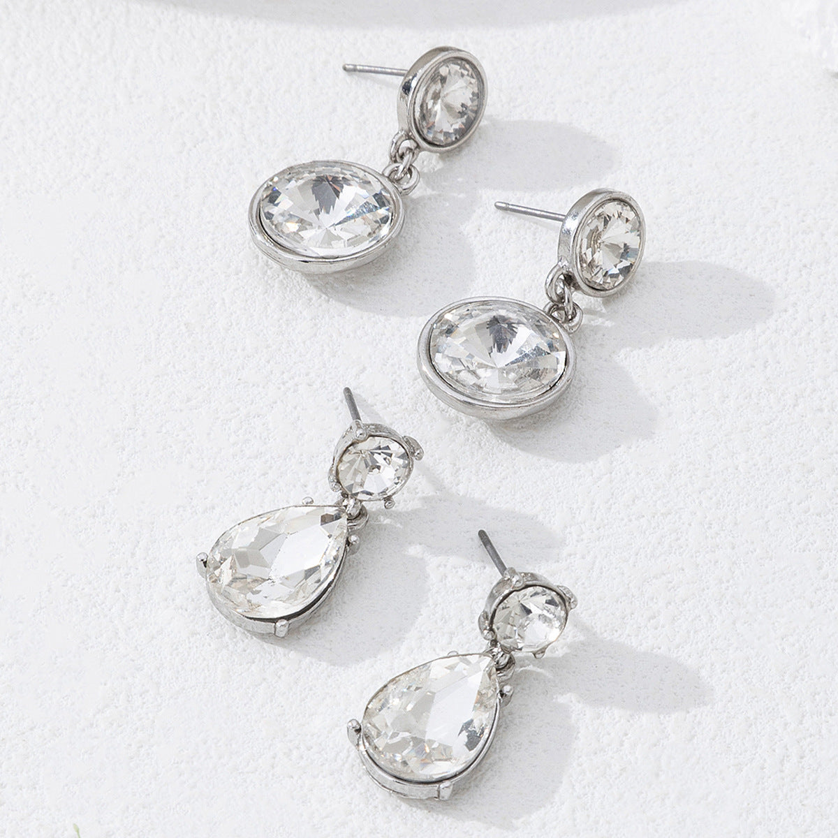 Wholesale Floral Interlinked Drop Earrings, New Niche Design Women  Earrings, European American High End Light Luxury Jewelry