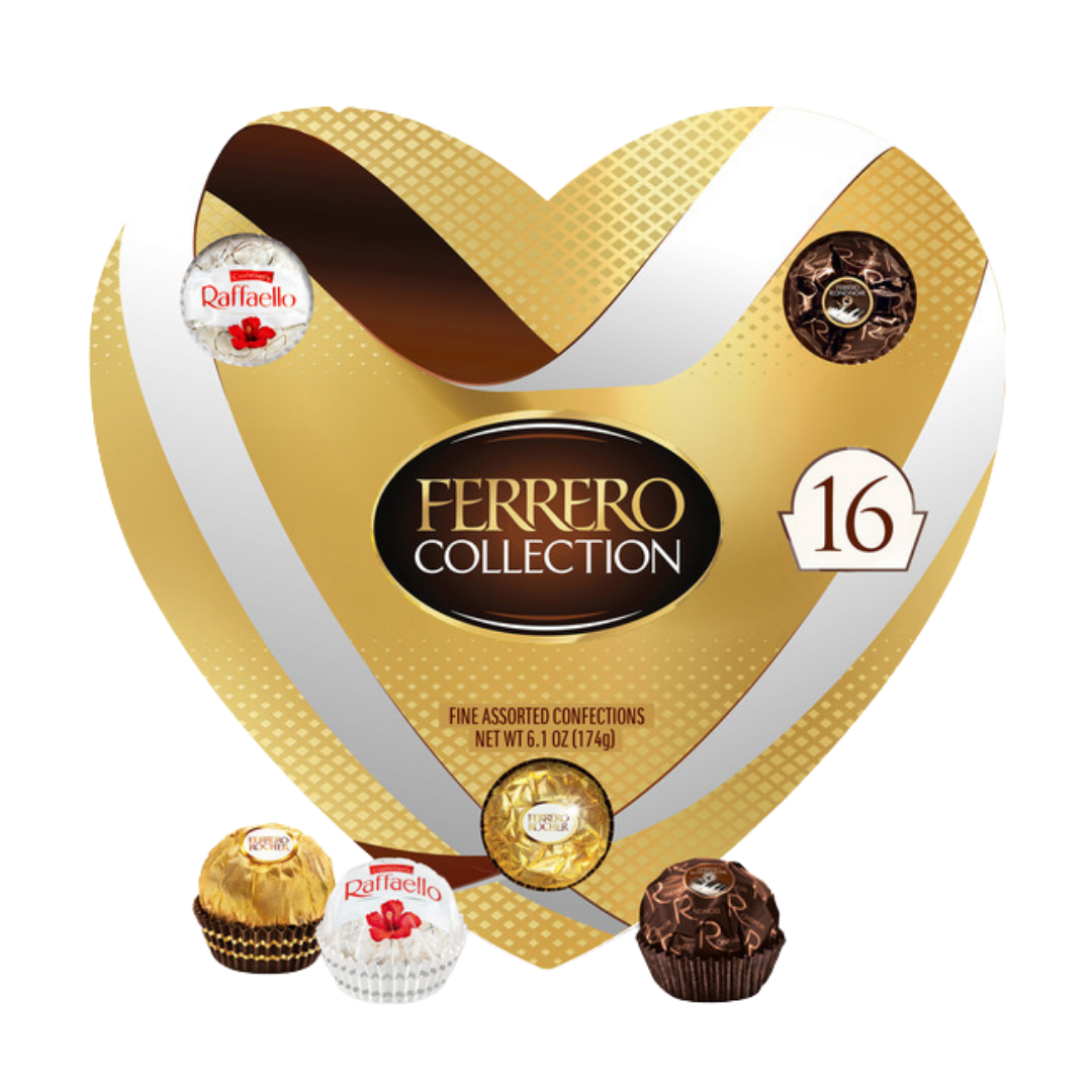 Ferrero Collection Fine Assorted Confections Heart Gift Box (6.1oz)