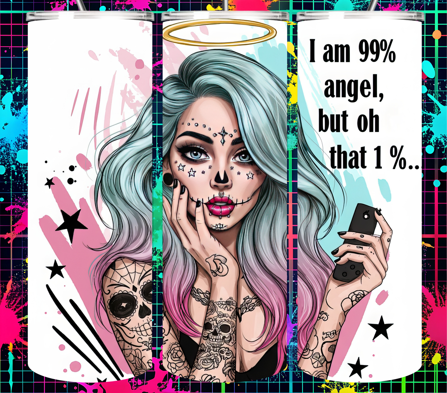 100 Badass Woman Collection 20 oz Tumbler