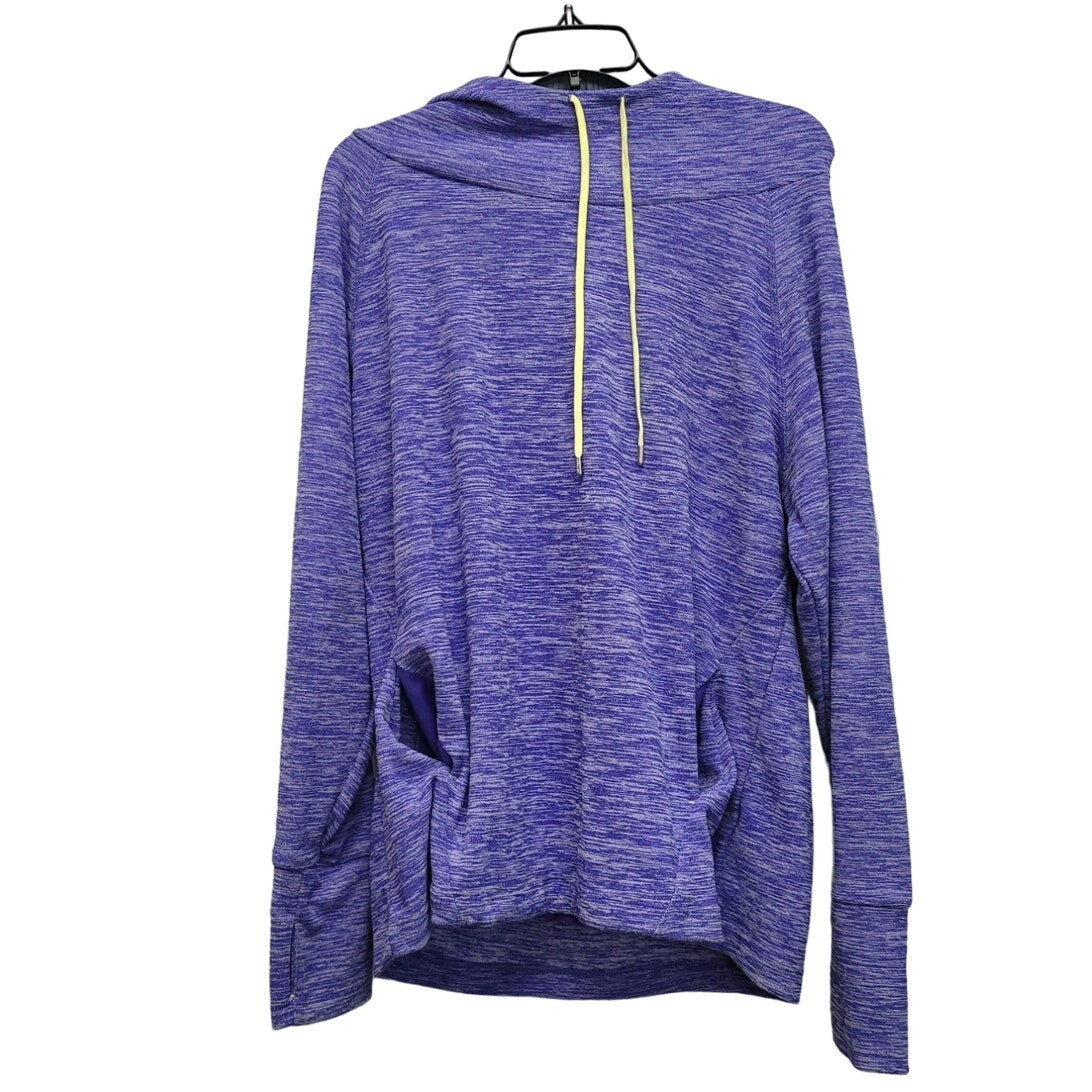 Lukka Womens Medium 100% Polyester Long Sleeve Hooded Sweatshirt Hoodie