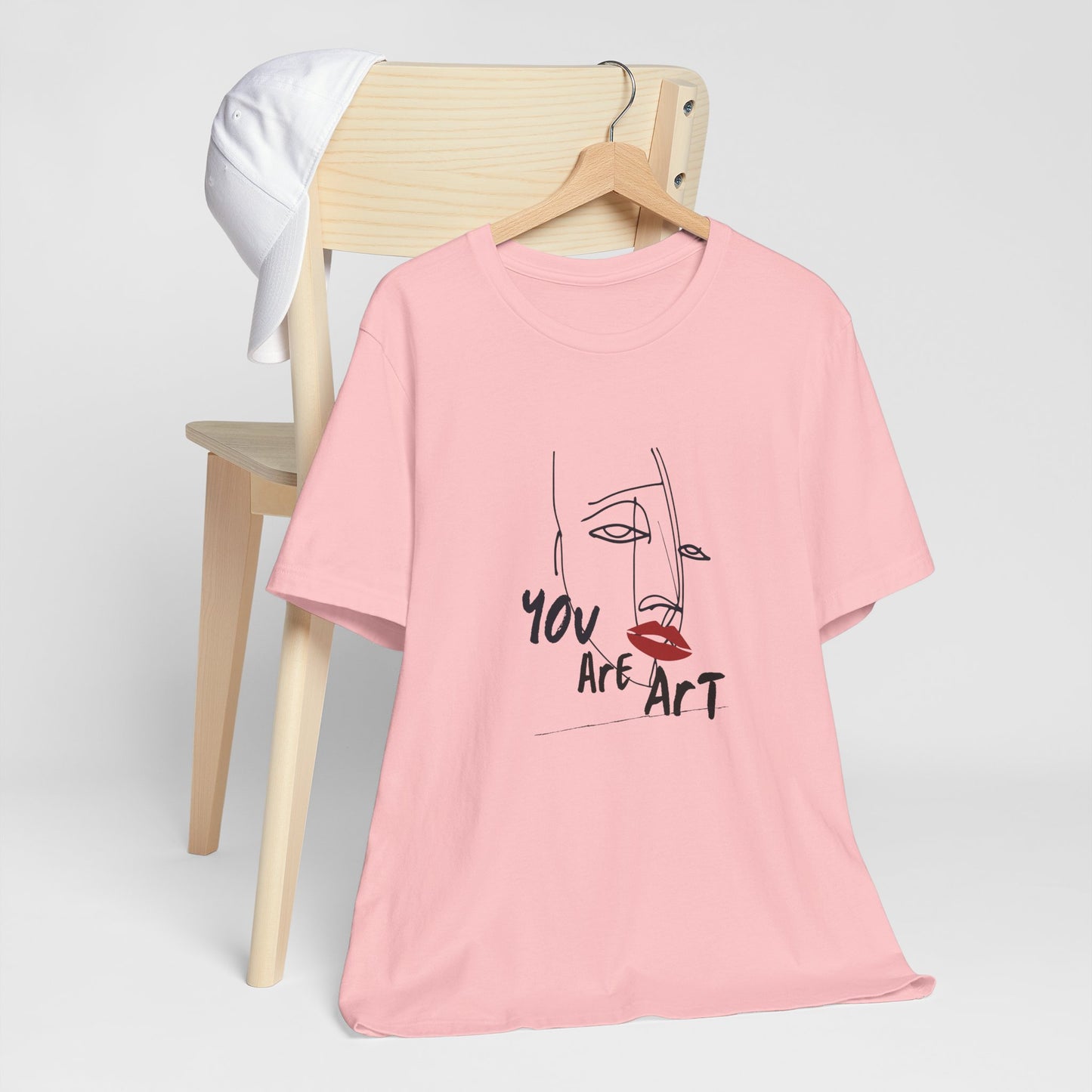 Artistic Expression Unisex Tee - You Are Art, Creative Gift, Casual Wear, Modern Design, Art Lover's Shirt