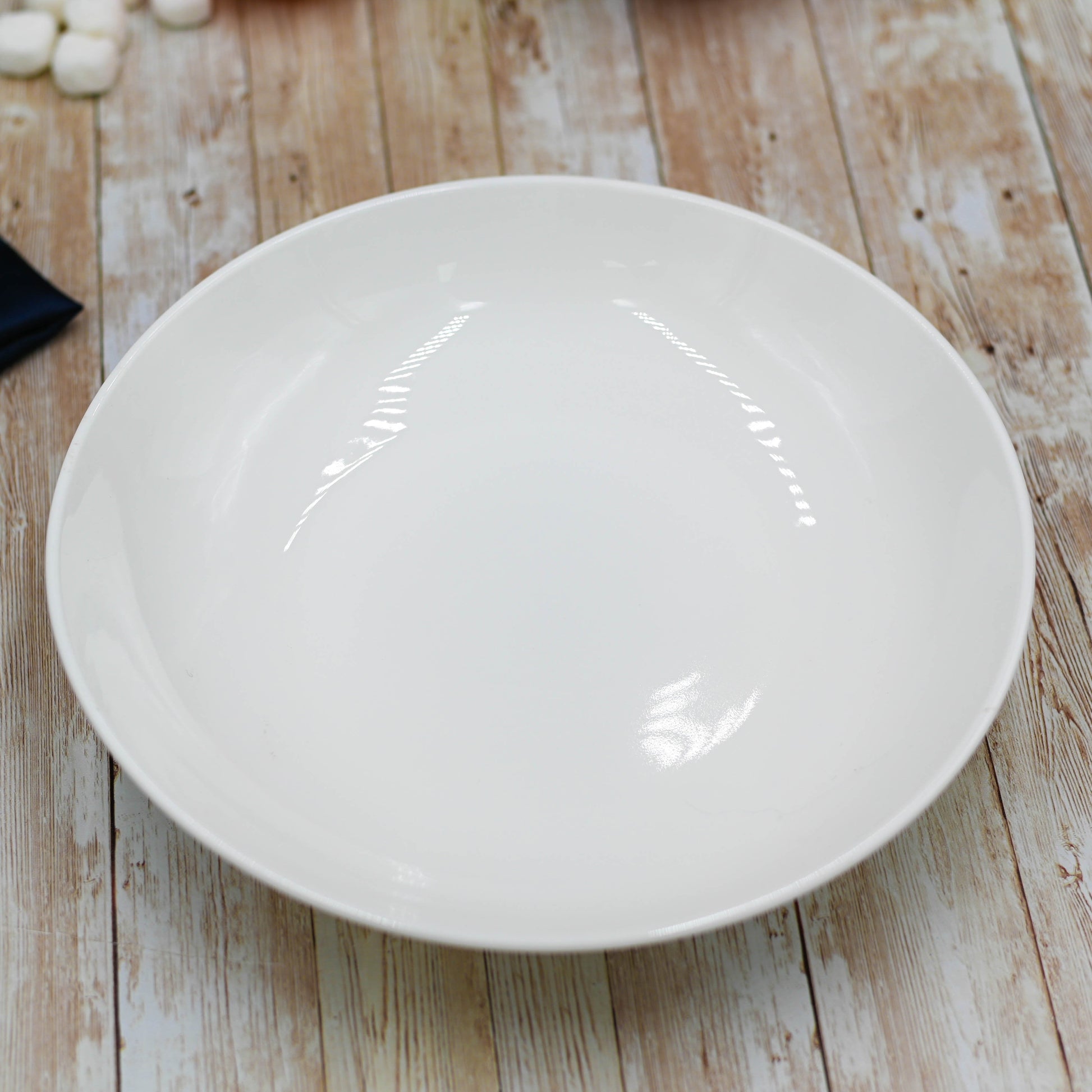 White Round Deep Platter 12" inch | 30.5 Cm-0