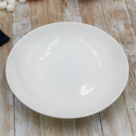 White Round Deep Platter 12" inch | 30.5 Cm-0