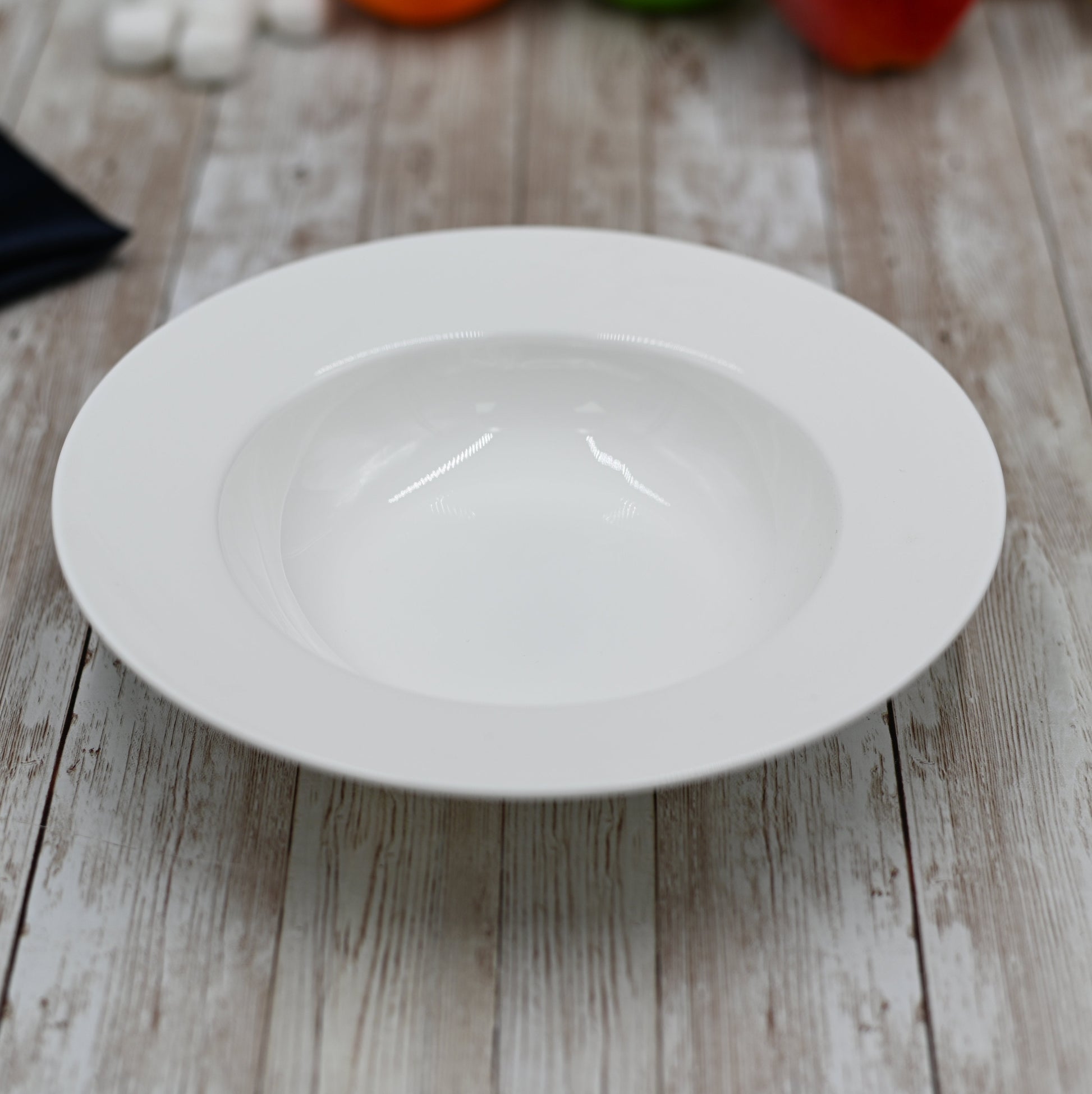 White Deep Plate 8" inch | 20 Cm 11 Oz | 325 Ml-0