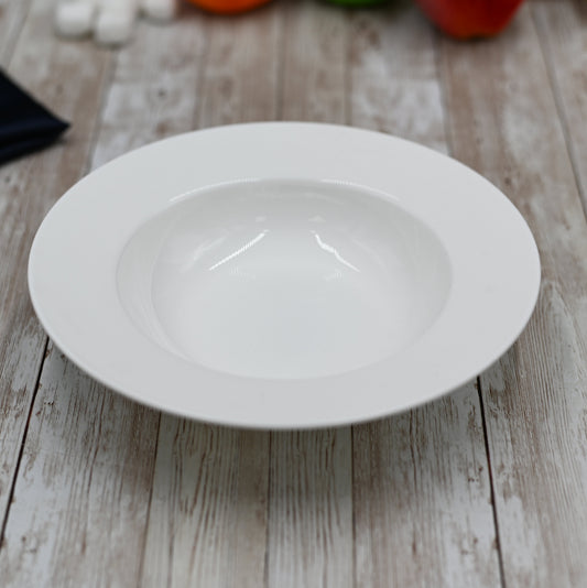 White Deep Plate 8" inch | 20 Cm 11 Oz | 325 Ml-0