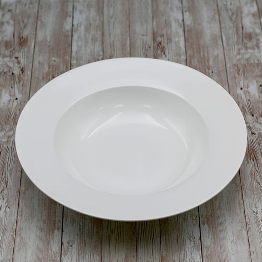 Set Of 3 White Deep Plate 12" inch | 30.5 Cm 37 Oz | 1100 Ml-0