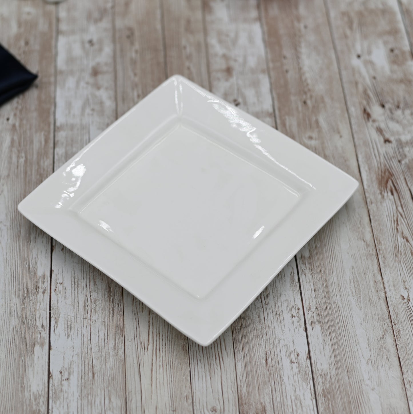 White Dinner Plate 10" inch X 10" inch| 25 X 25 Cm-0