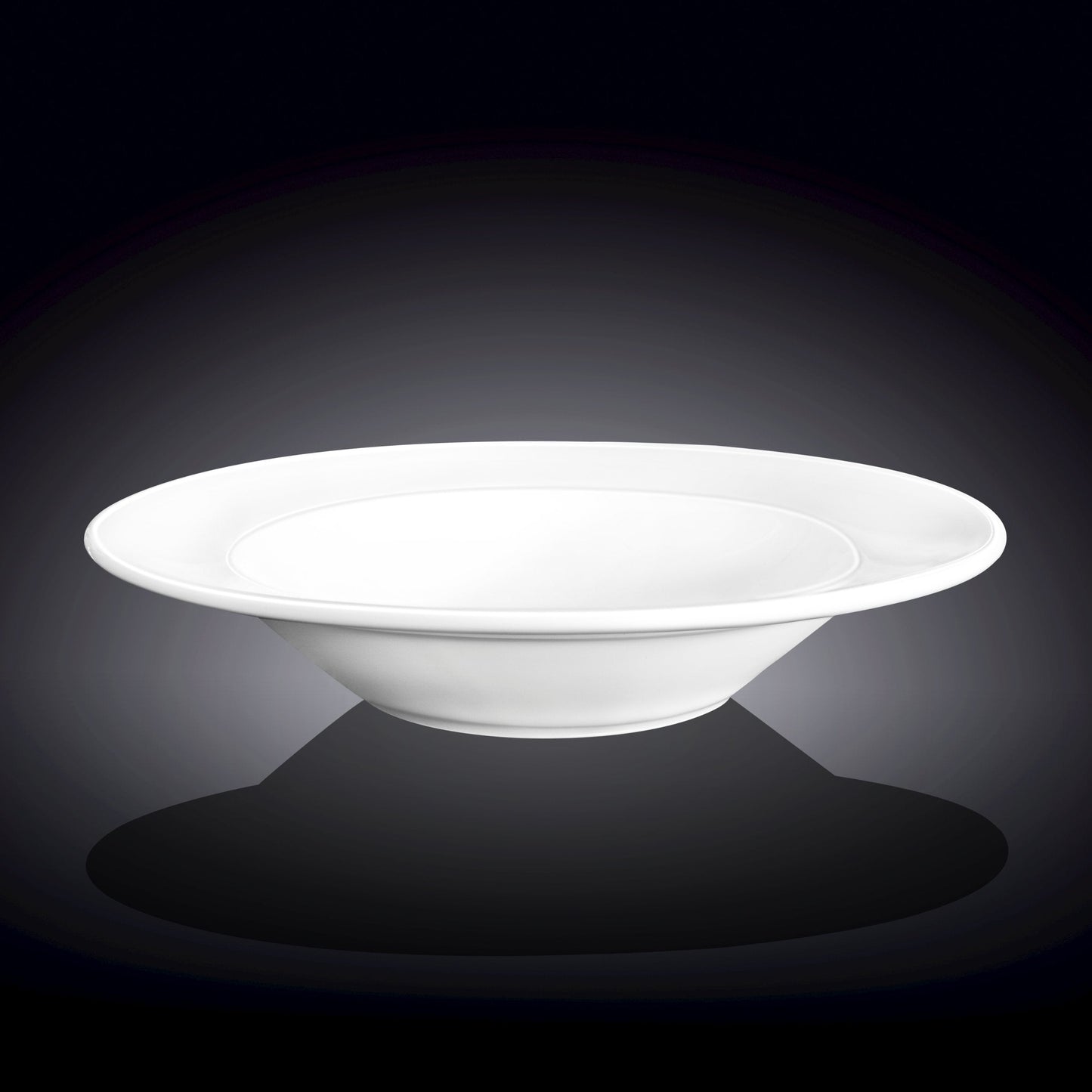 Professional Rolled Rim White Deep Plate 10" inch | 20 Oz-1