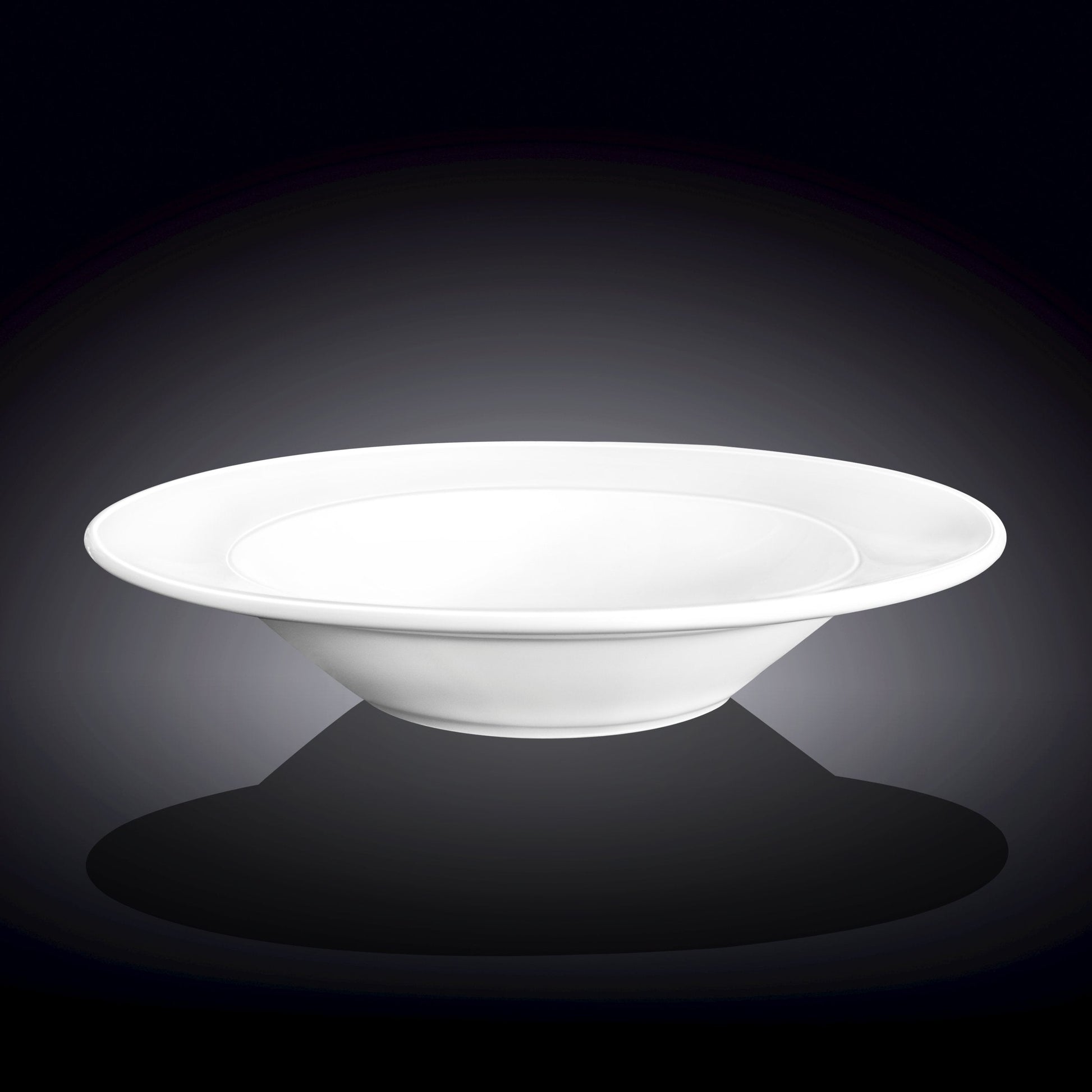 Professional Rolled Rim White Deep Plate 10" inch | 20 Oz-1