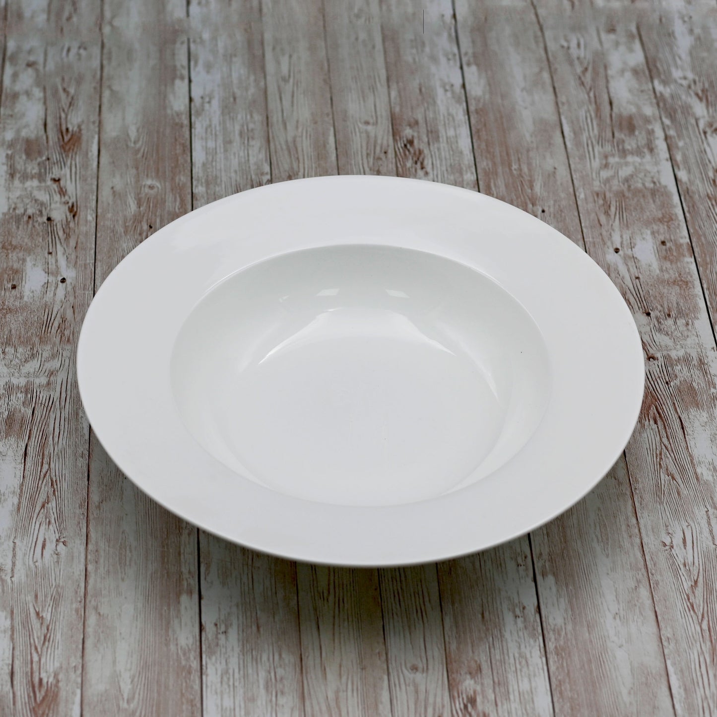 Professional Rolled Rim White Deep Plate 11" inch | 25 Oz-0