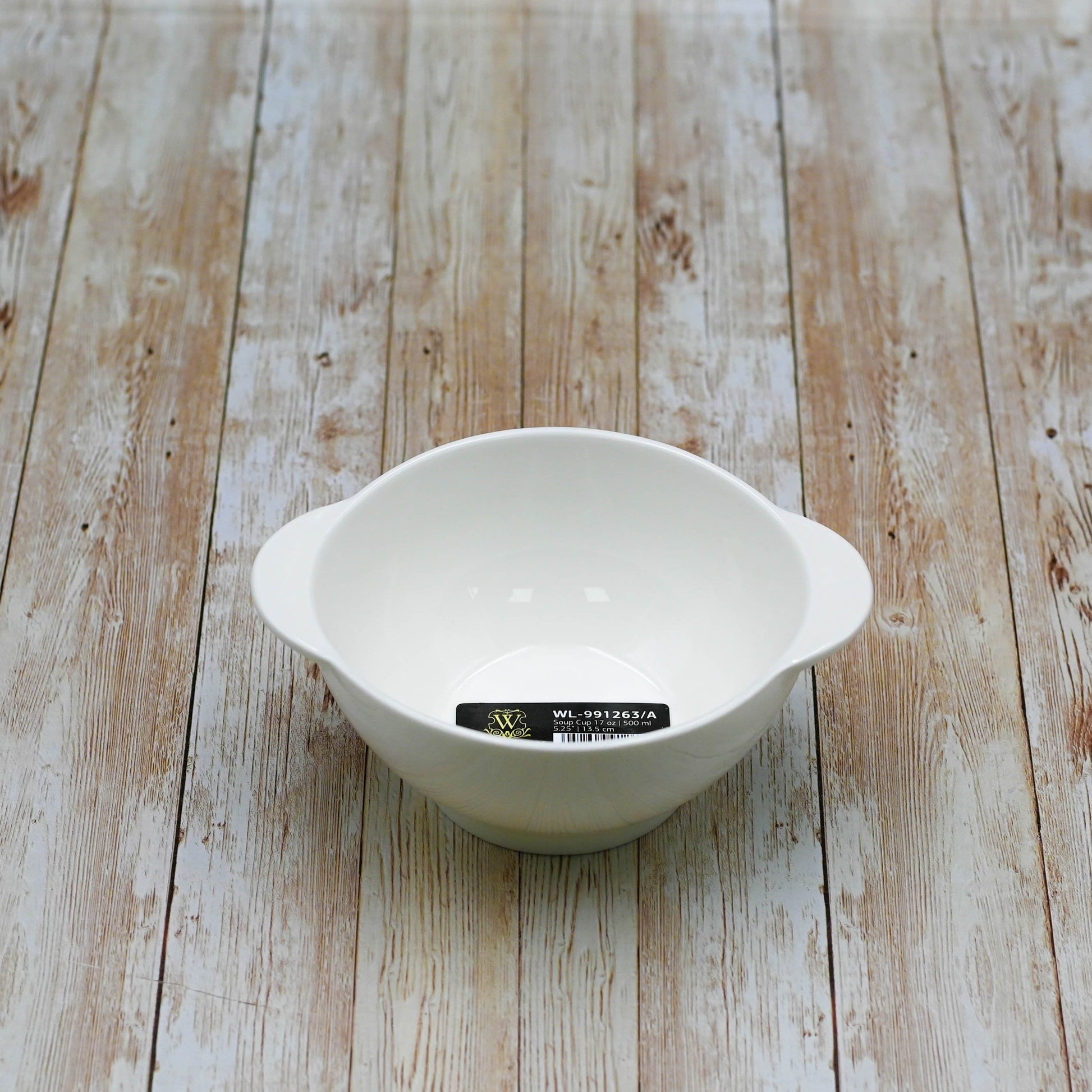 Bamboo And Fine Porcelain Set For Single Serve Soup Or Cereal Or Your Favorite Dessert-4