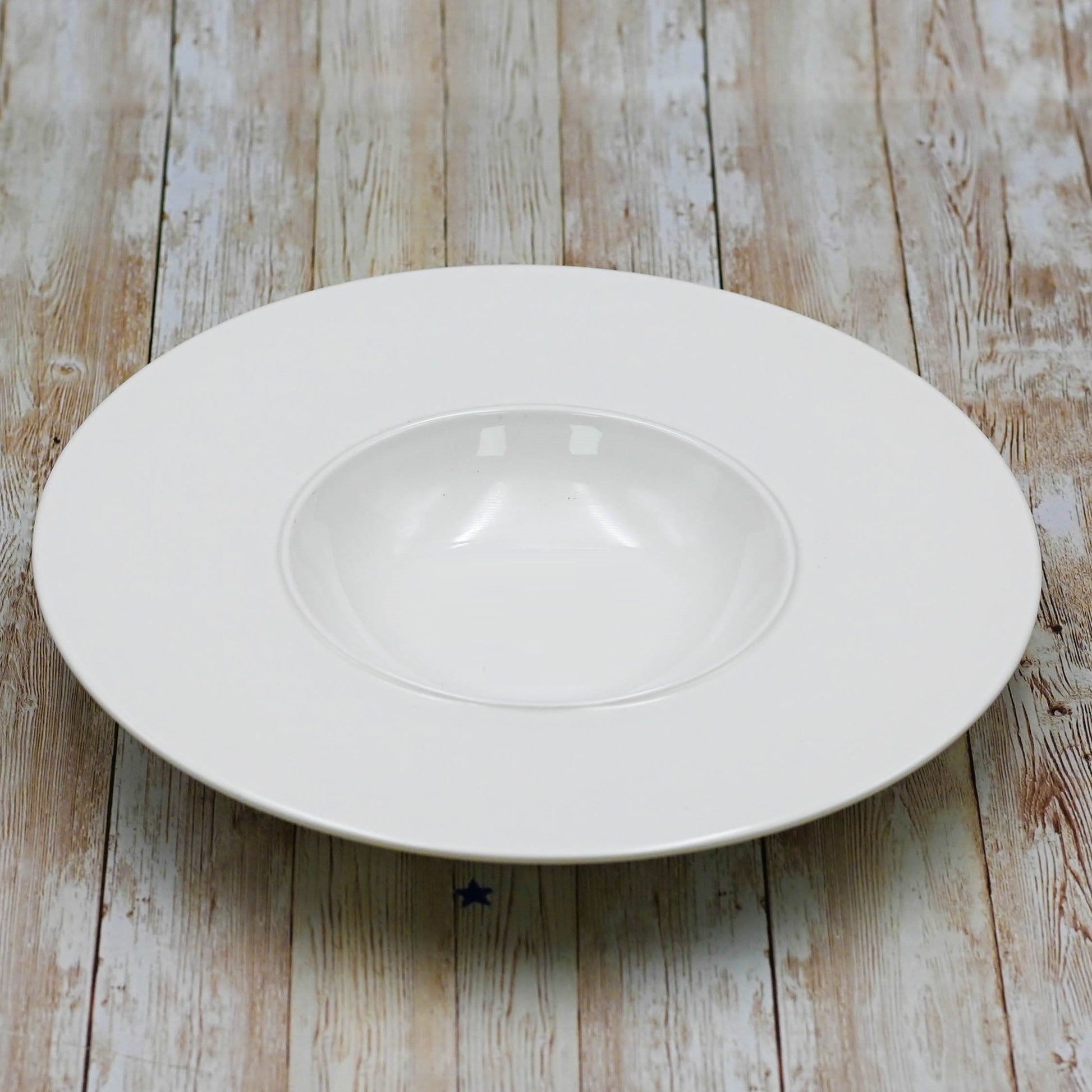 White Deep Plate 11" inch | 28 Cm 9 Fl Oz | 280 Ml-0