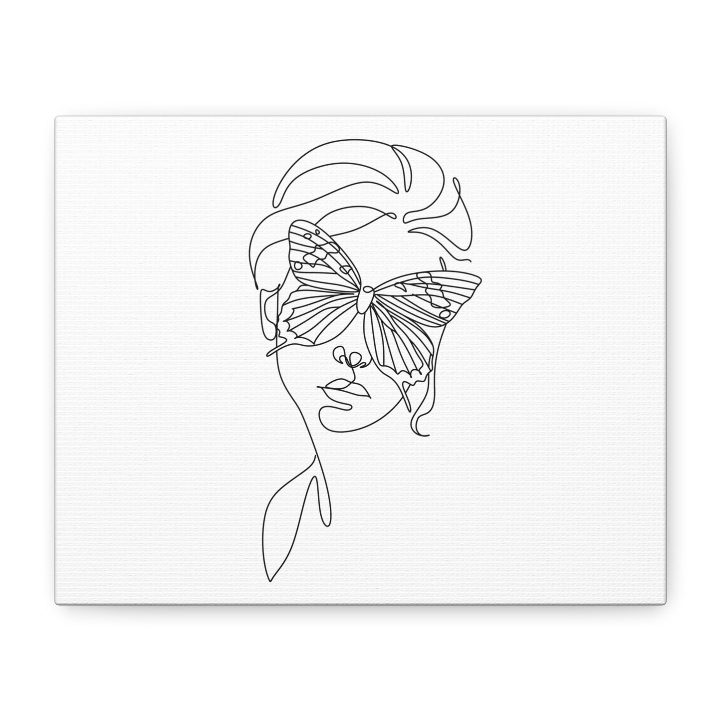 Minimalist Butterfly Canvas Art, Modern Home Decor, Gift for Nature Lovers, Wall Art for Women, Inspirational Wall Art