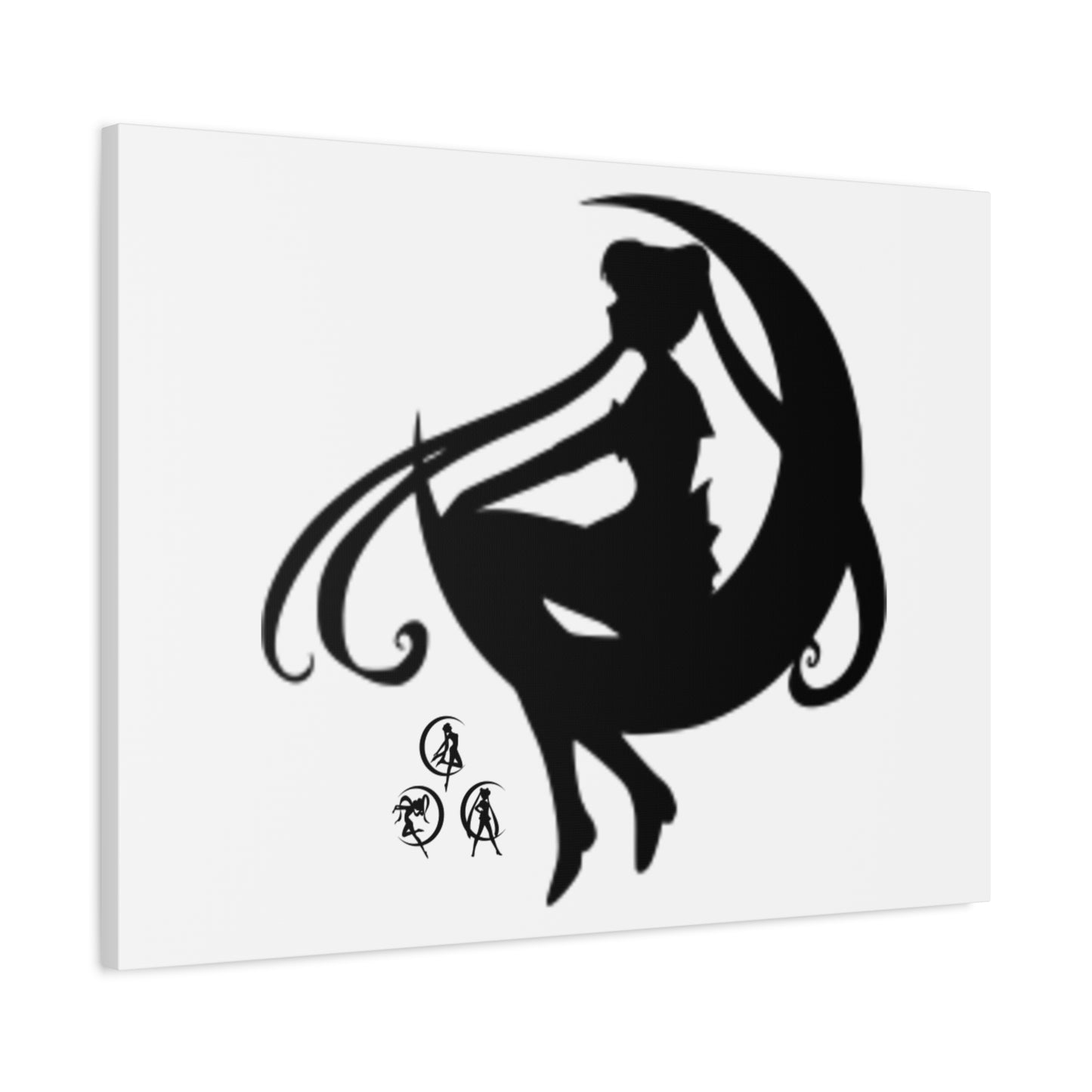 Moonlit Goddess Canvas Art, Modern Wall Decor, Fantasy Home Decor, Boho Aesthetic, Gift for Art Lovers