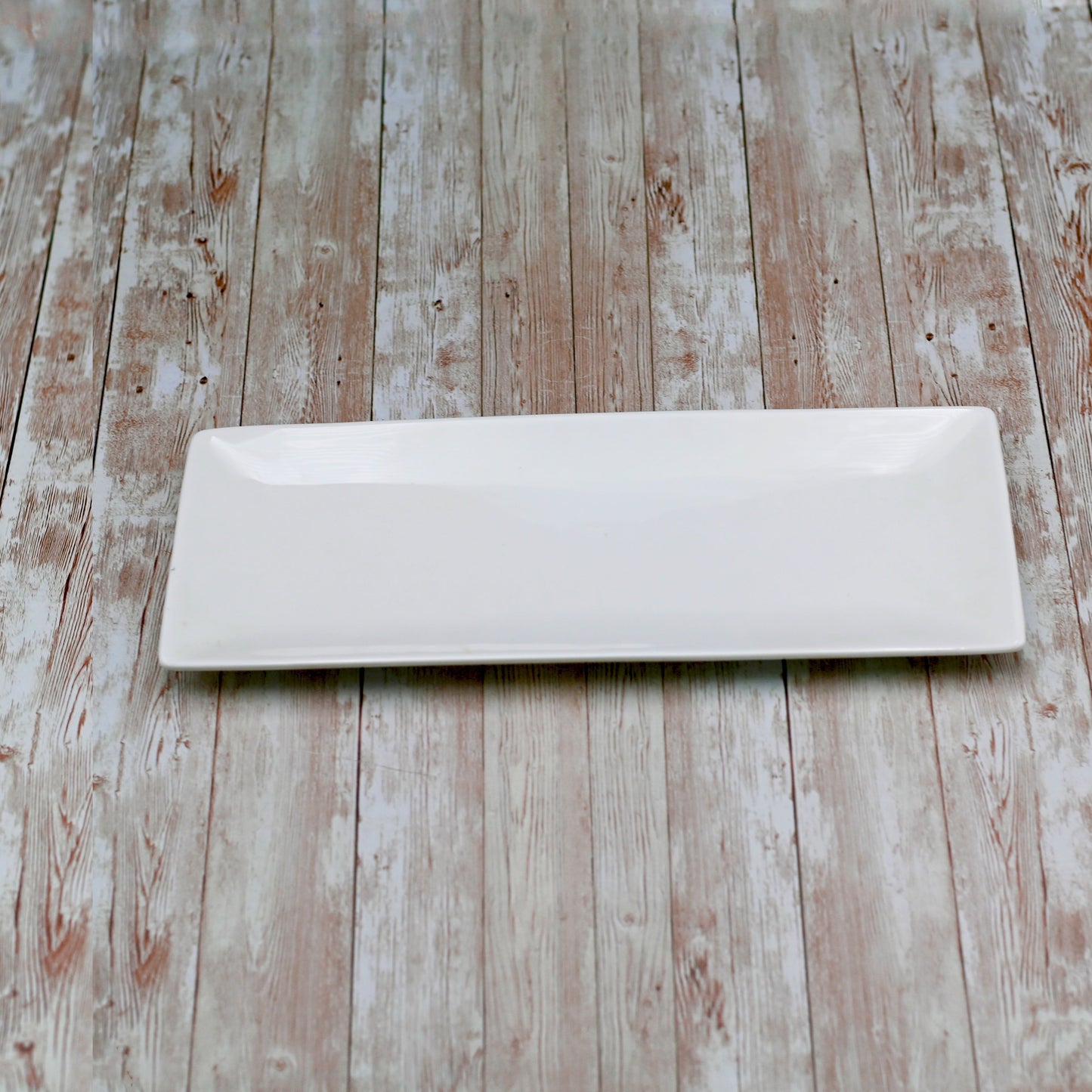 White Sushi/Canape Dish 14" inch X 5.5" inch | 36 X 14 Cm-0