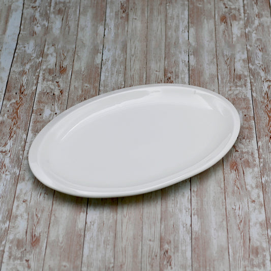 White Oval Plate / Platter 12" inch | 30.5 Cm-0