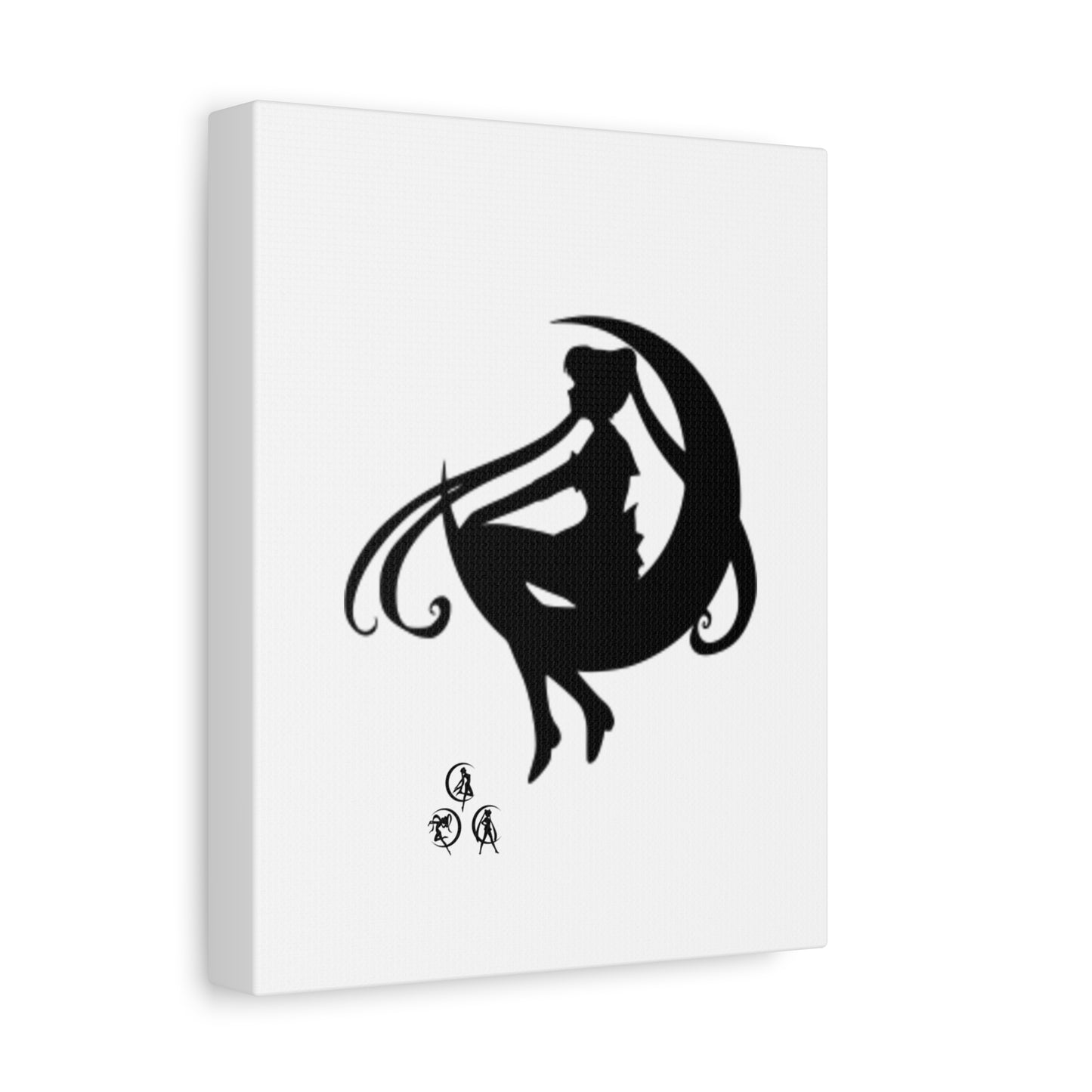 Moonlit Goddess Canvas Art, Modern Wall Decor, Fantasy Home Decor, Boho Aesthetic, Gift for Art Lovers