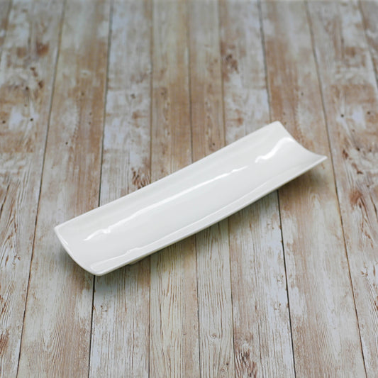 White Celery Tray / Dish 11" inch X 3" inch | 28 X 8 Cm-0