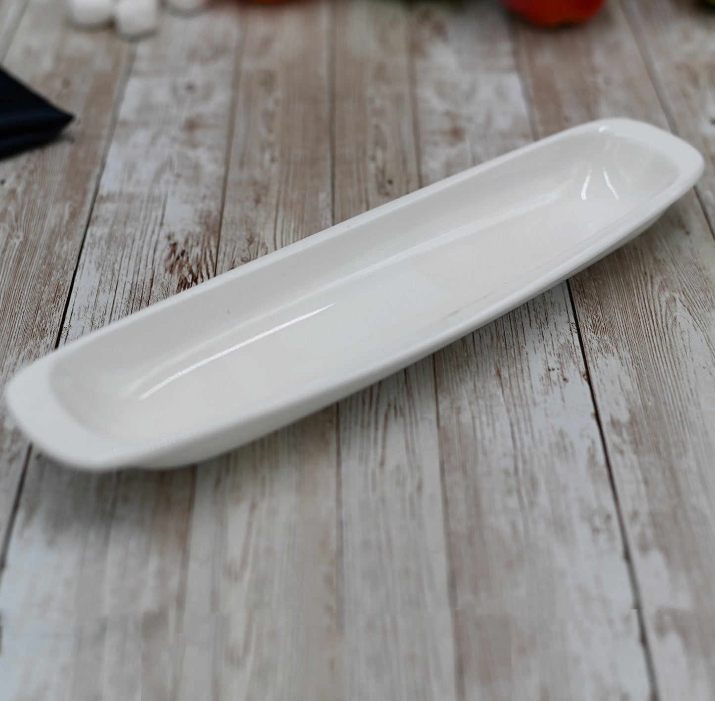 White Celery Tray / Dish 11" inch | 28 Cm-0