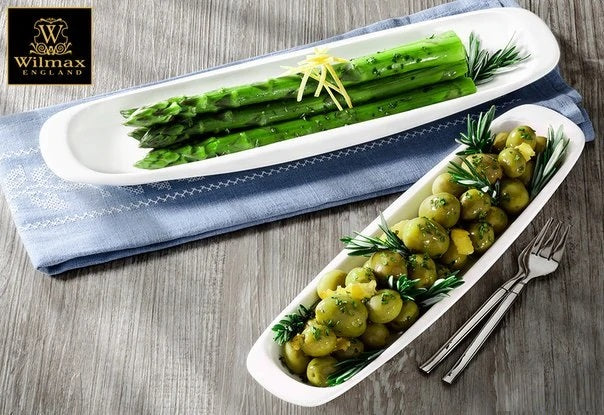 White Celery Tray / Dish 11" inch | 28 Cm-4