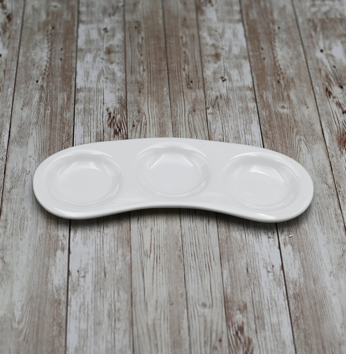A Mignardises (Petit Four) Serving Set With Bamboo Oval Tray And Porcelain Dishes To Match-4