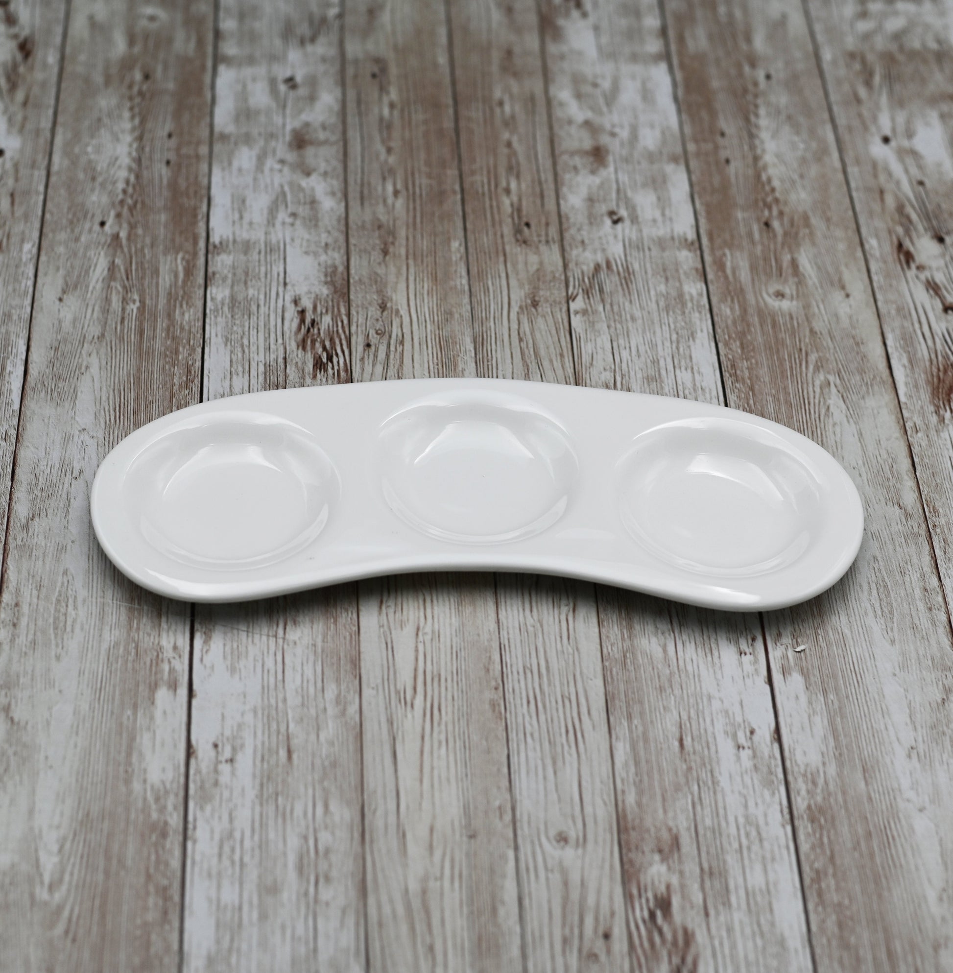 A Mignardises (Petit Four) Serving Set With Bamboo Oval Tray And Porcelain Dishes To Match-4
