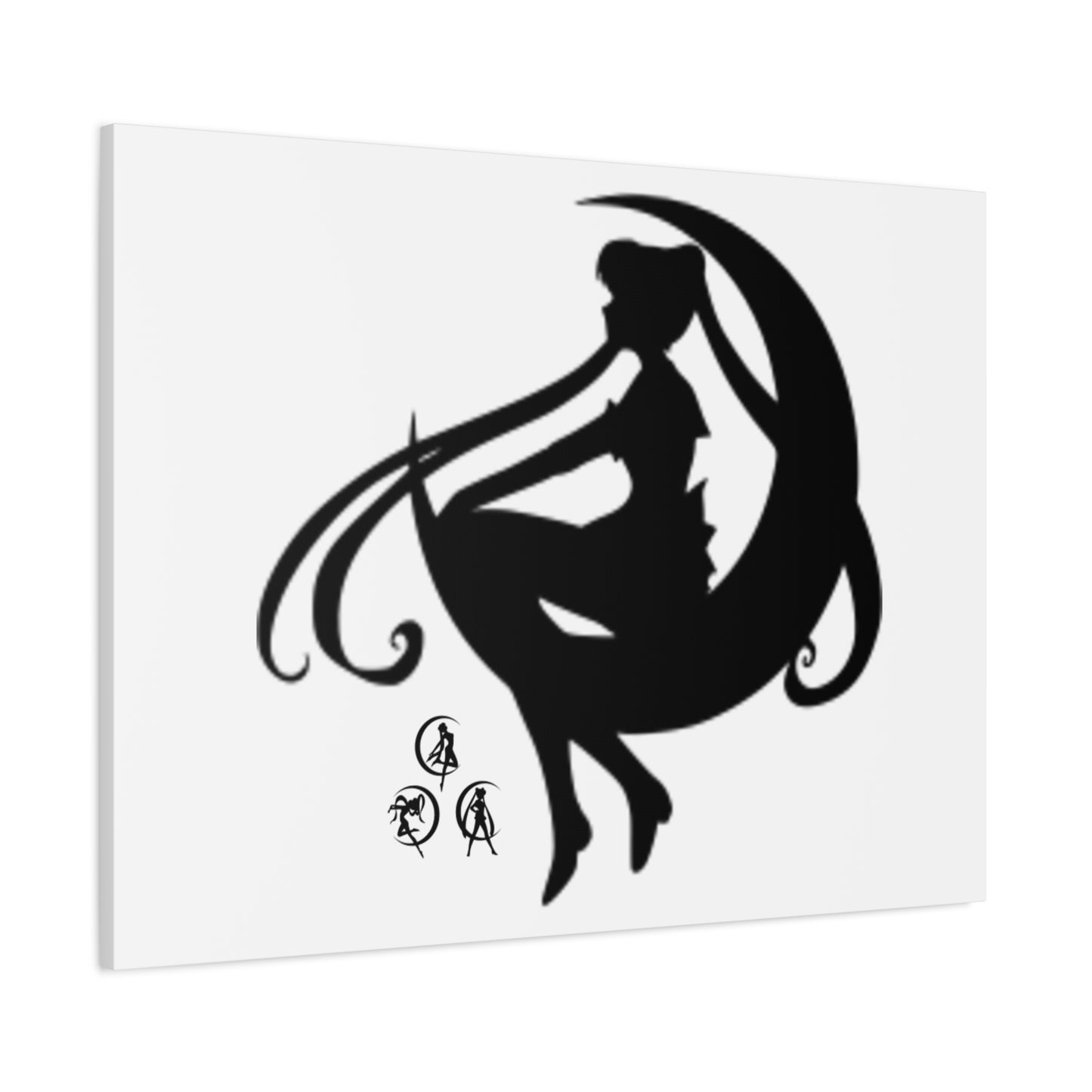 Moonlit Goddess Canvas Art, Modern Wall Decor, Fantasy Home Decor, Boho Aesthetic, Gift for Art Lovers