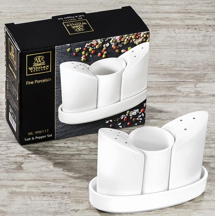 White Salt & Pepper Set-3