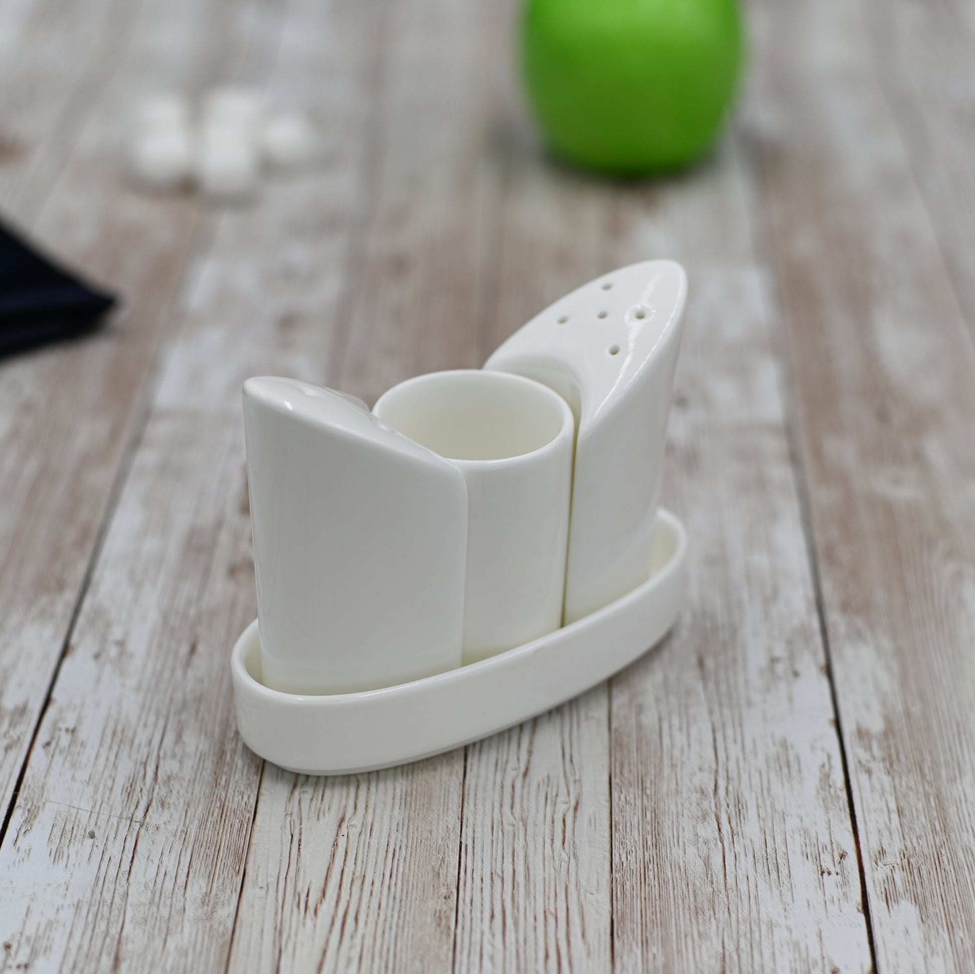 White Salt & Pepper Set-0