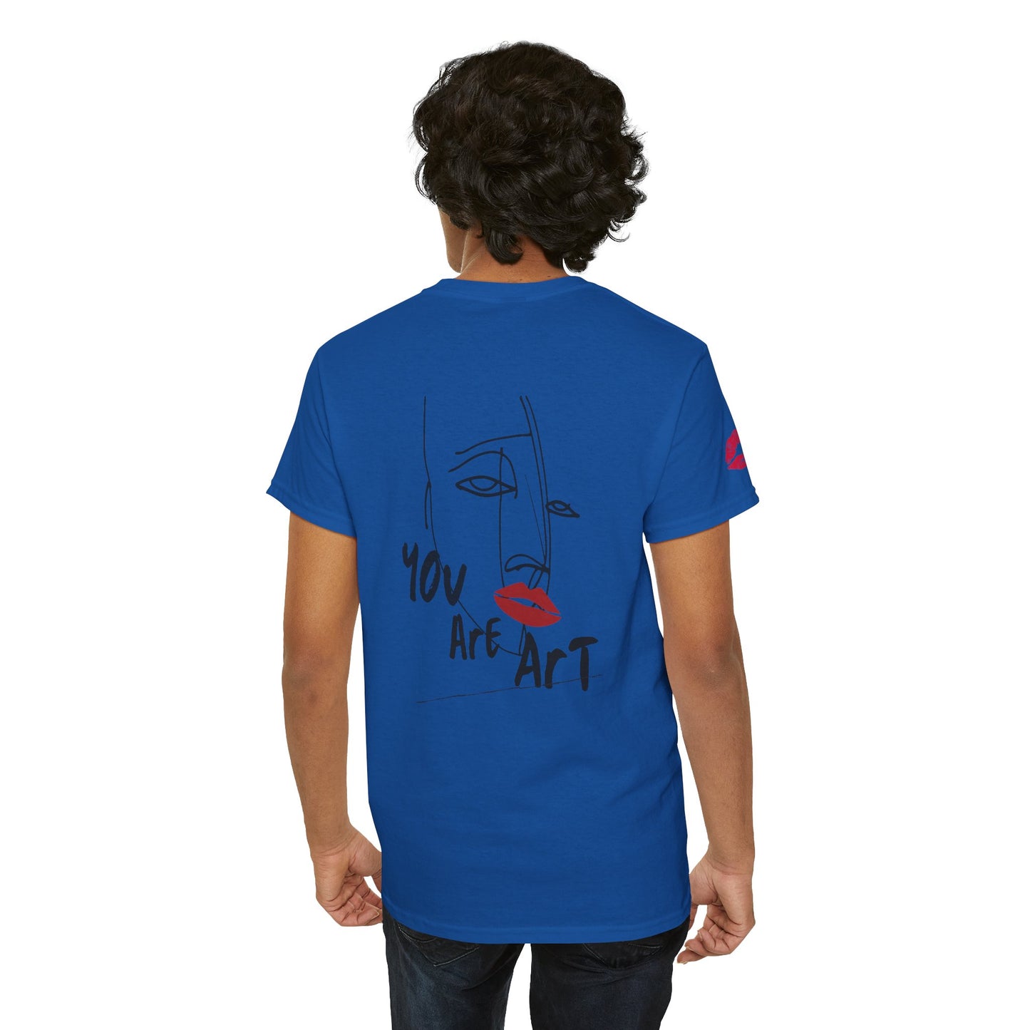 YOU ARE ART - SINGLE, TAKEN... Artistic Unisex Cotton Tee with Heartfelt Prints, Casual Wear, Gift for Artists, Streetwear, Inspirational Fashion