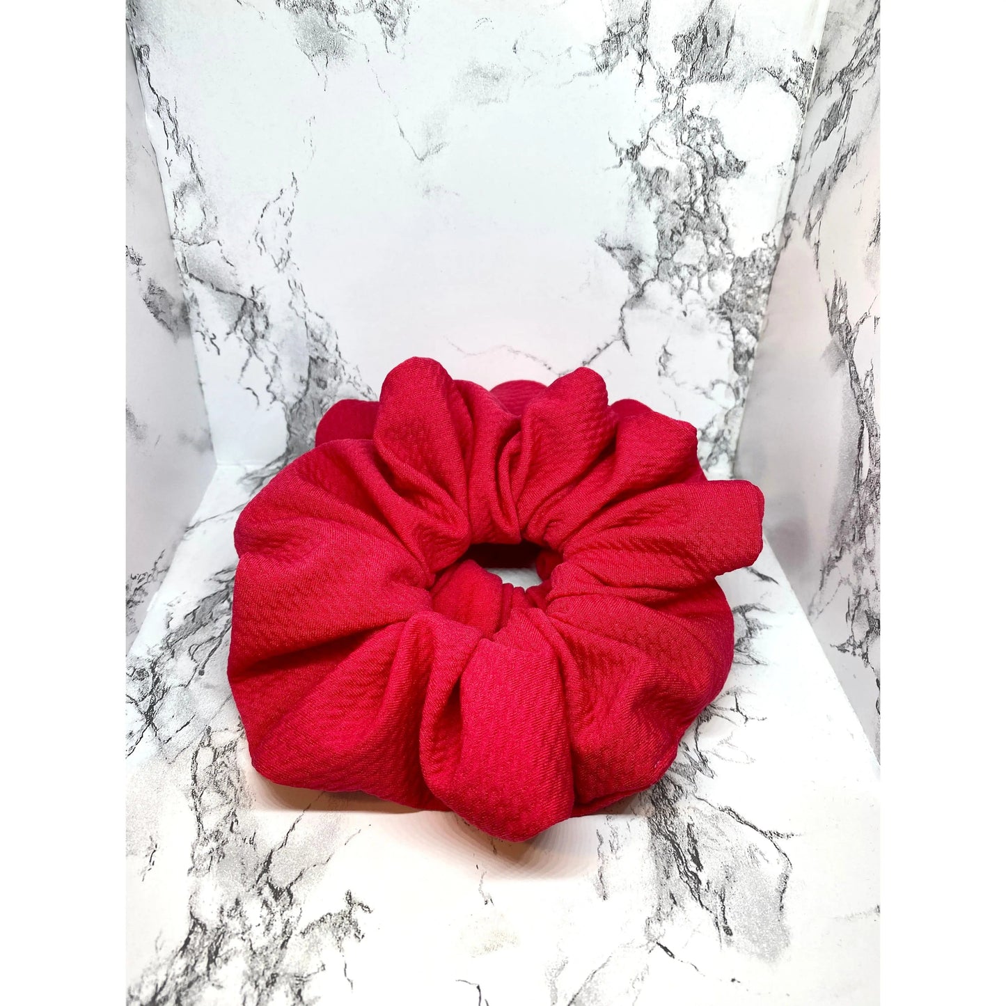 Cherry Red Bullet Scrunchie