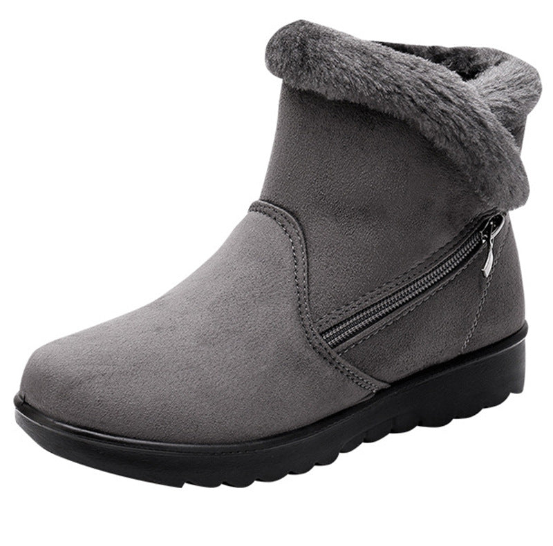 Women's warm cloth shoes, elderly snow boots