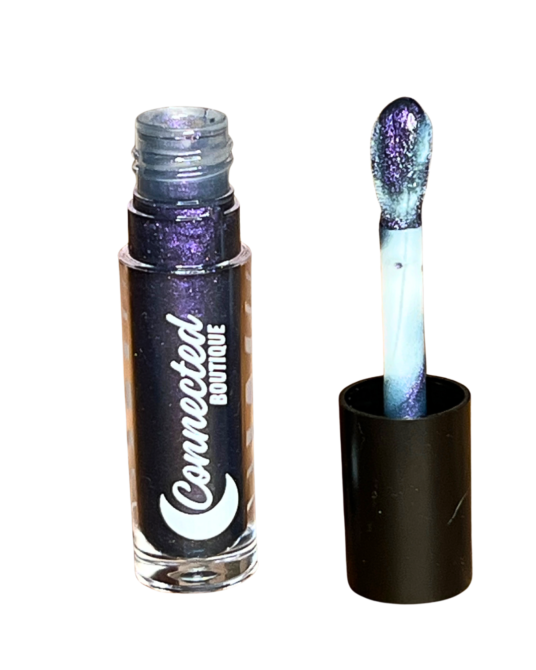 Astradrip duochrome lipgloss purple blue green shift with apple scent-2