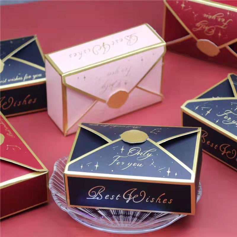 European Creative Candy Box Retro Wedding Gift Box Envelope Table Candy Box Candy Bag