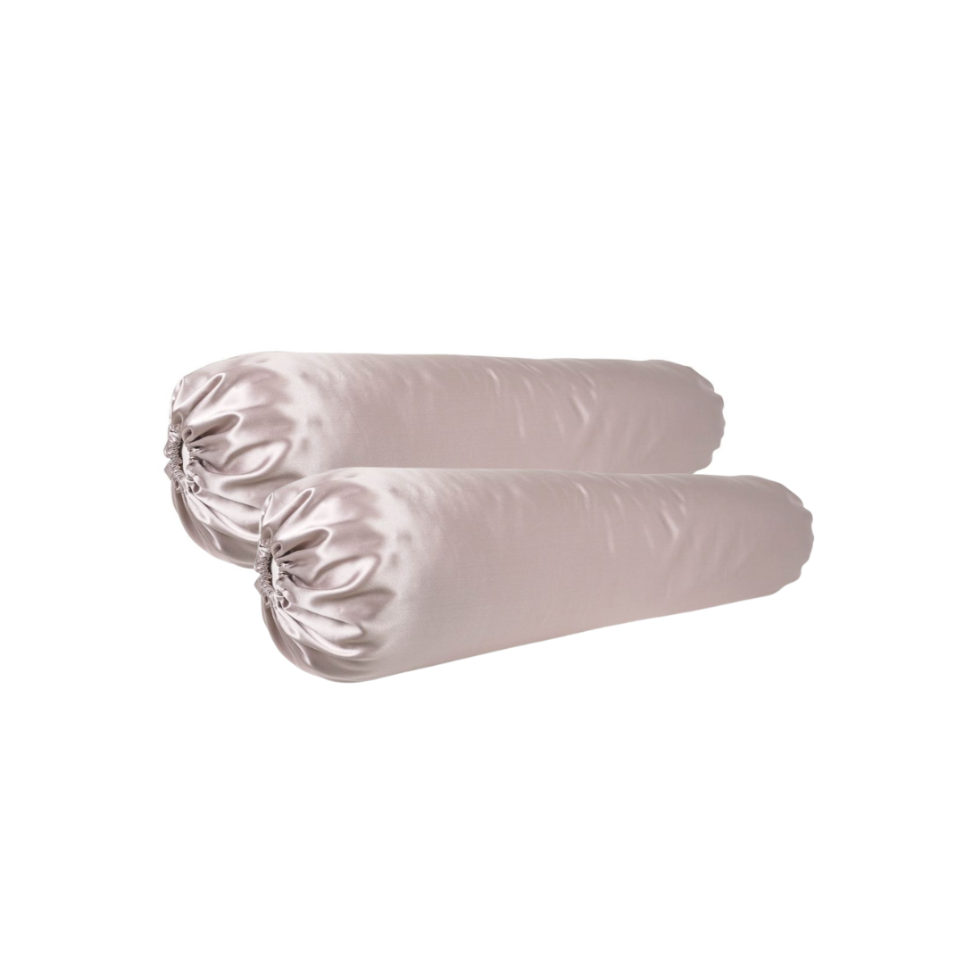 Silk Bolster Case Set of 2