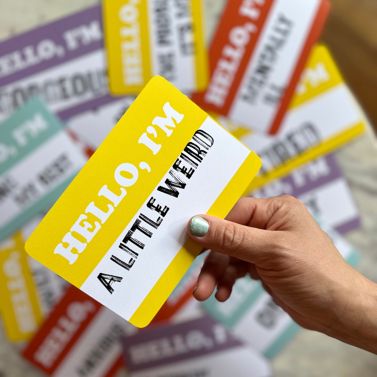 Funny Mental Health Affirmation Cards, Deck of 16