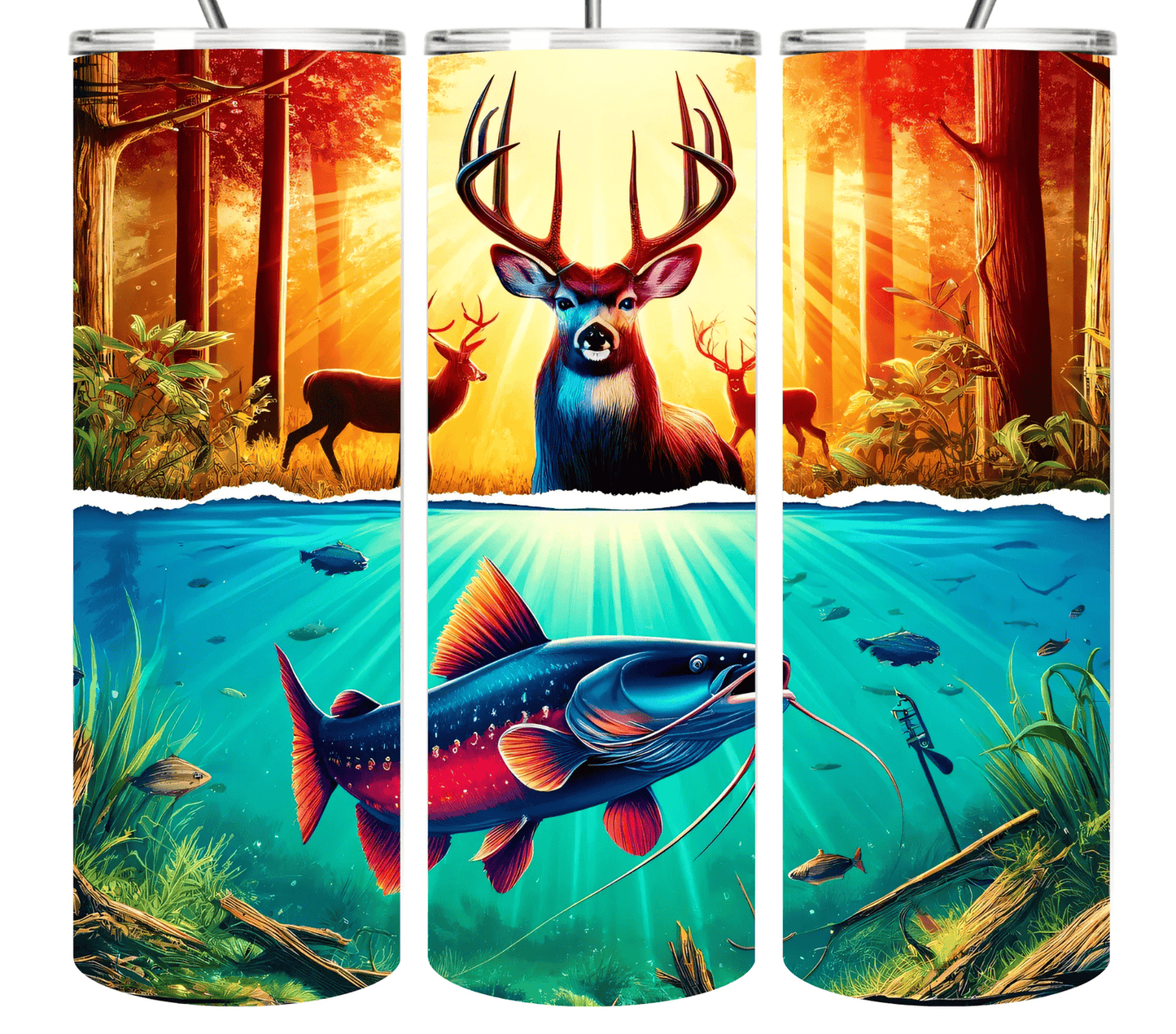 Fishing collection Tumbler 20oz Tumblers