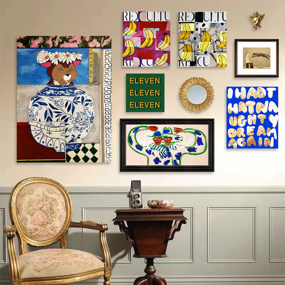 Modern Abstract 9 Piece Wall Art Set-0