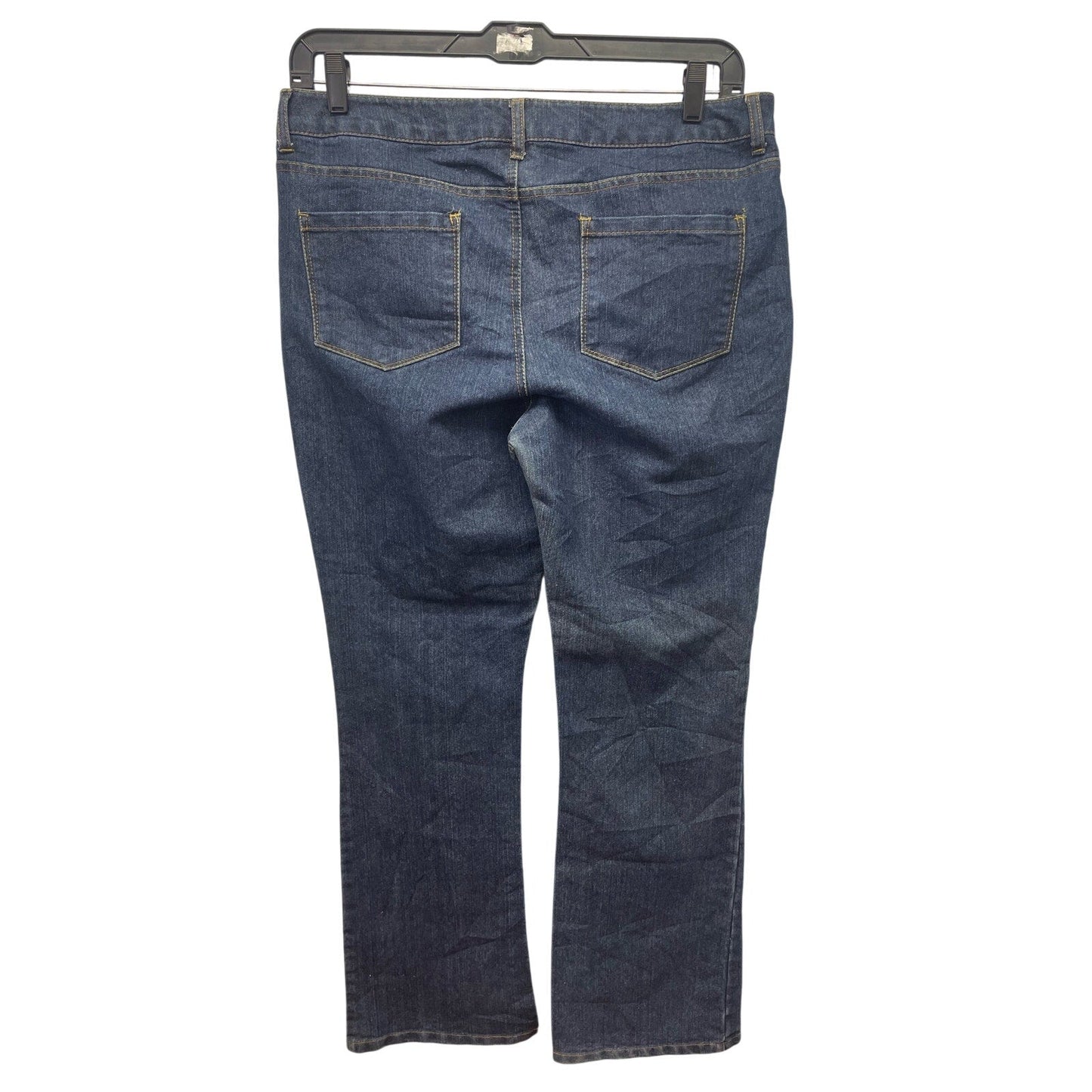Chadwicks Womens Size 14 Curvy Bootcut Stretch Cotton Darker Wash Denim Jeans