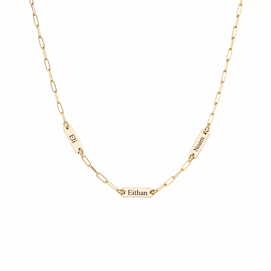Kayla Name Paperclip Necklace