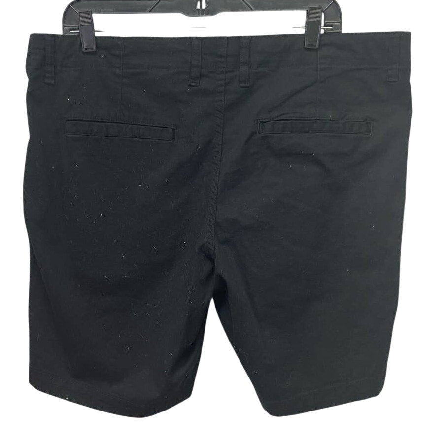 H&M Mens Size 38 Regular Fit Cotton Blend Zipper Front Long Board Shorts
