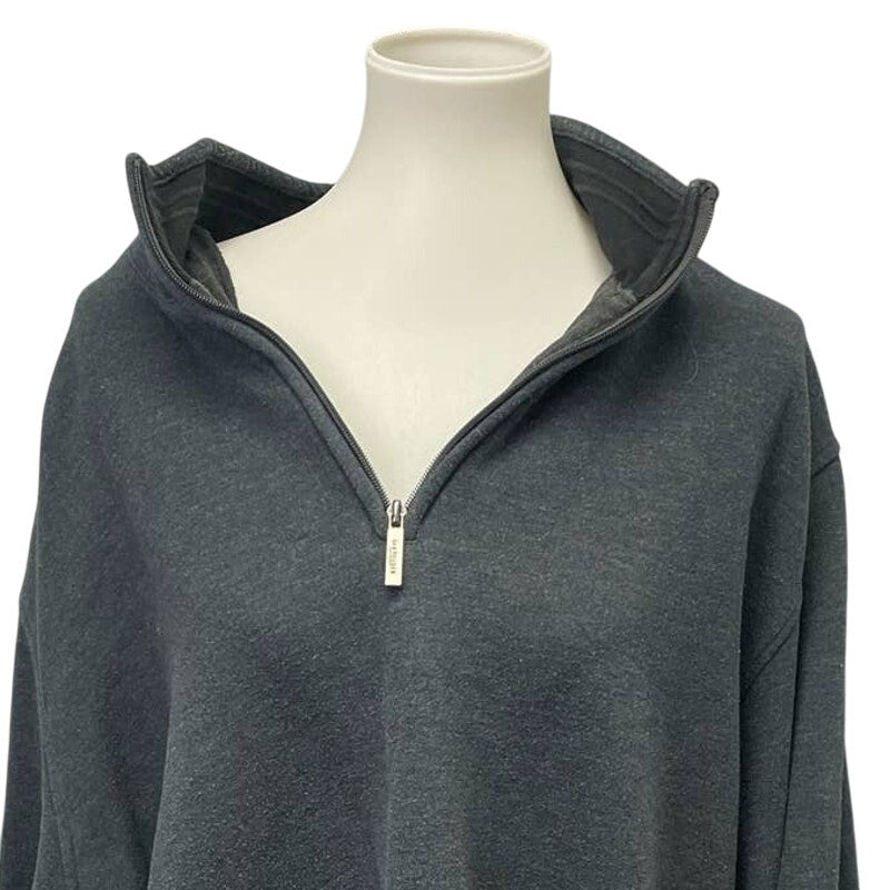 Van Heusen Mens XXL Long Sleeve 1/4 Zip Cotton Blend Pullover Sweatshirt