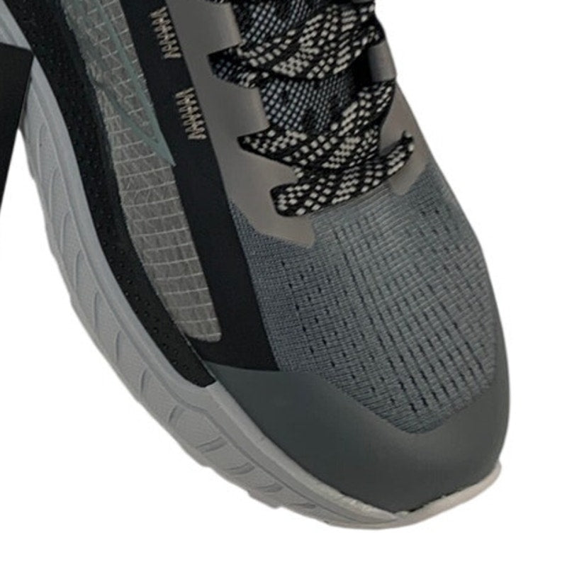 Hi-Tec Mens Size 8 Black Gray Mesh Lace Up Athletic Running Tennis Shoes