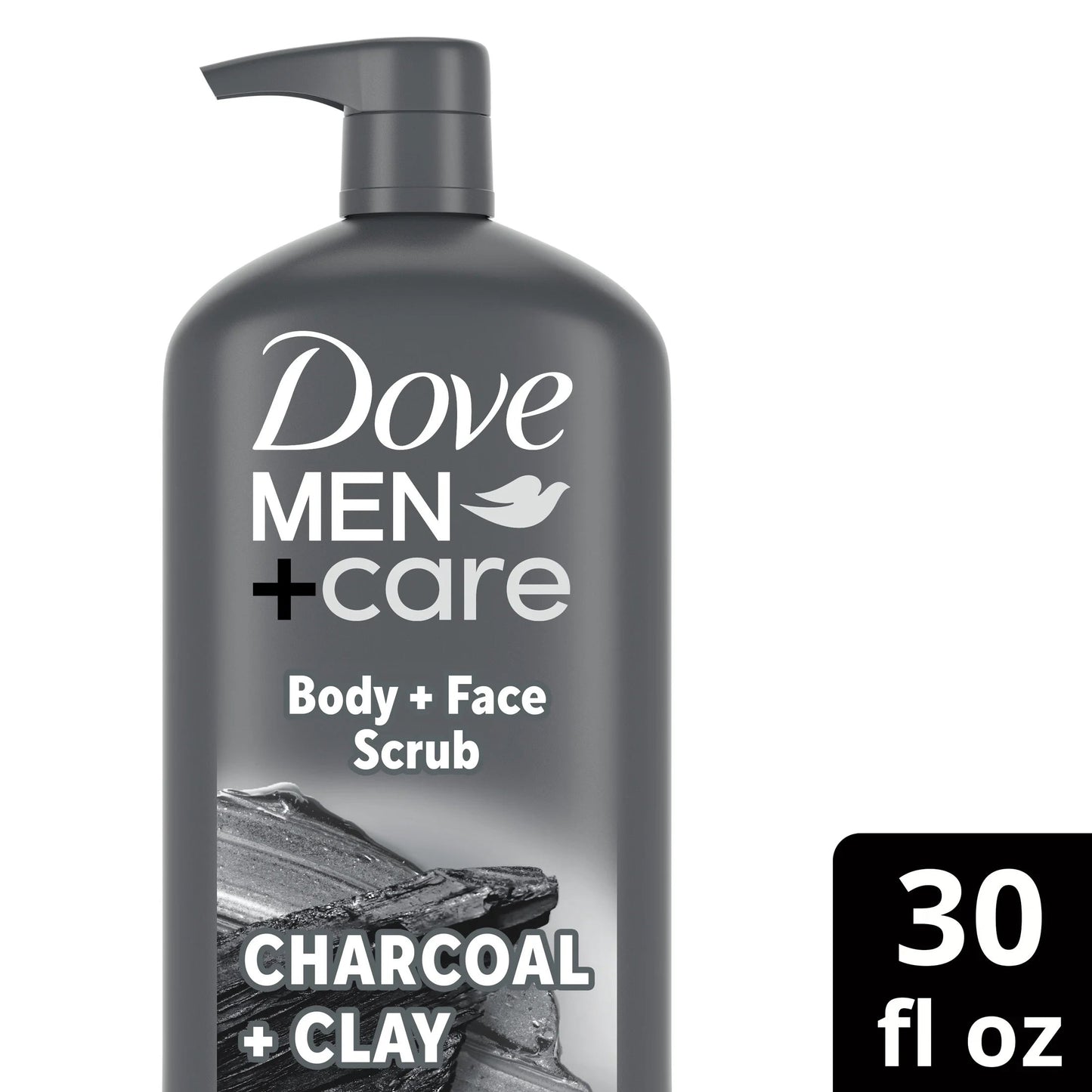 (4 Pack)  Elements Liquid Body Wash and Face Wash Charcoal + Clay Nourishing Cleanser, 30 Oz