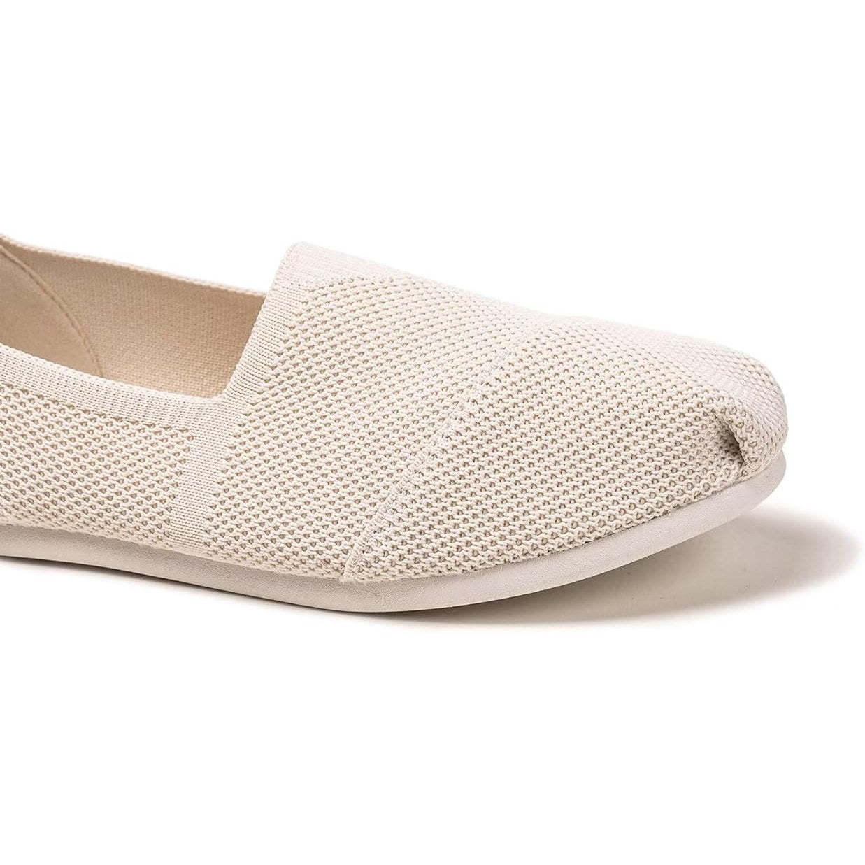 Frank Mully Womens Size 7.5 Off White Flat Slip On Closed Round Toe Loafer Shoes