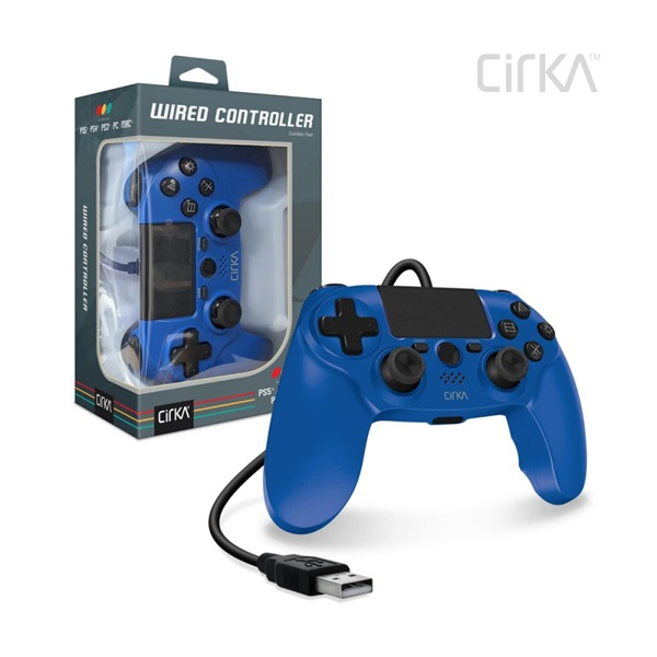 Cirka M07527-BU NuForce PS4/PC/Mac kék vezetékes kontroller (M07527-BU)-0