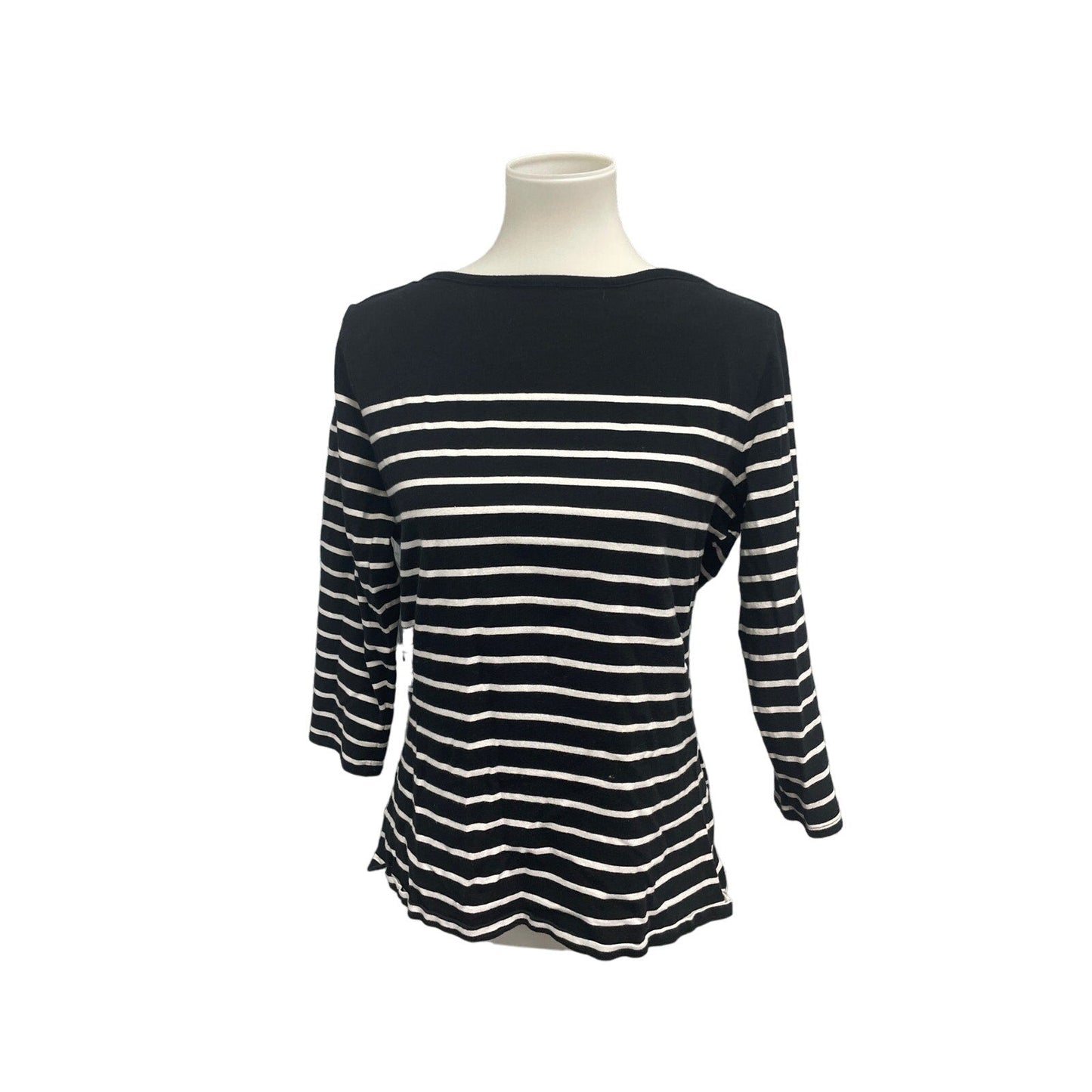 Time & Tru Faded Glory Womens Large Long Sleeve Boat Crew Neck Blouse Top