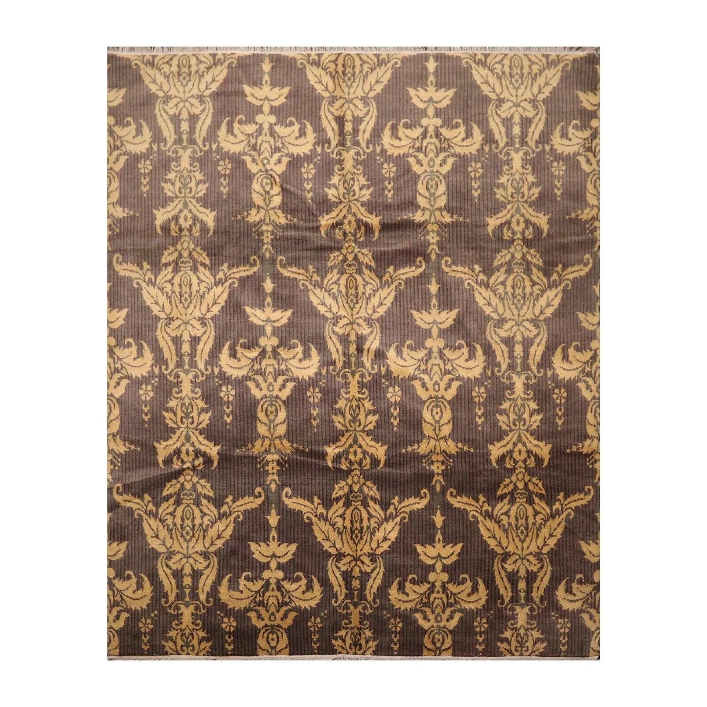 8' x 10' Hand Knotted 100% Wool Tibetan Oriental Area Rug Transitional Gray-0