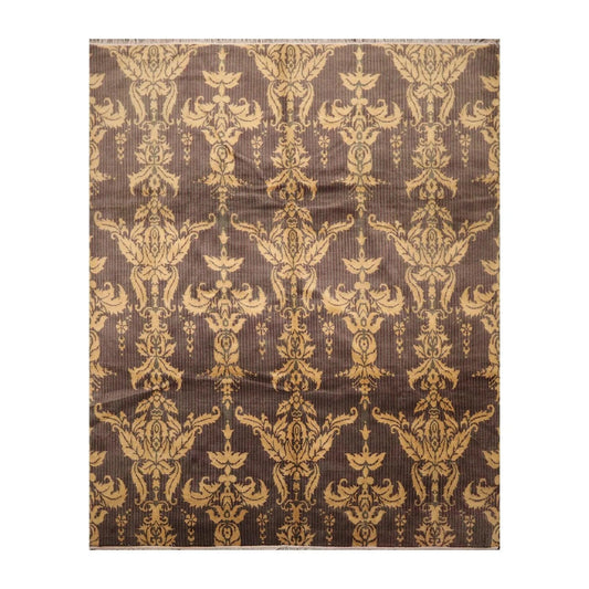 8' x 10' Hand Knotted 100% Wool Tibetan Oriental Area Rug Transitional Gray-0